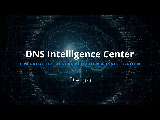 EfficientIP DNS Intelligence Center Demo