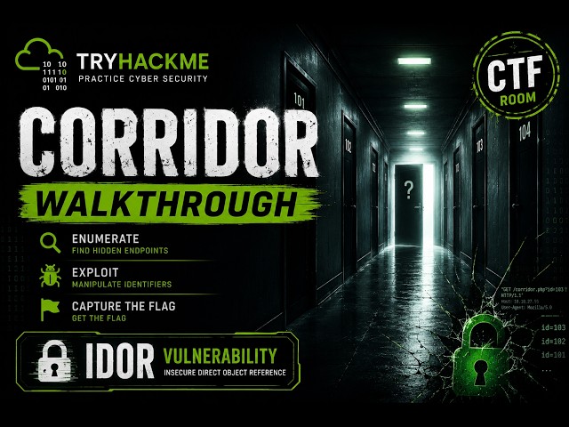 Solving Corridor Challenge From TryHackMe [ Arabic ]