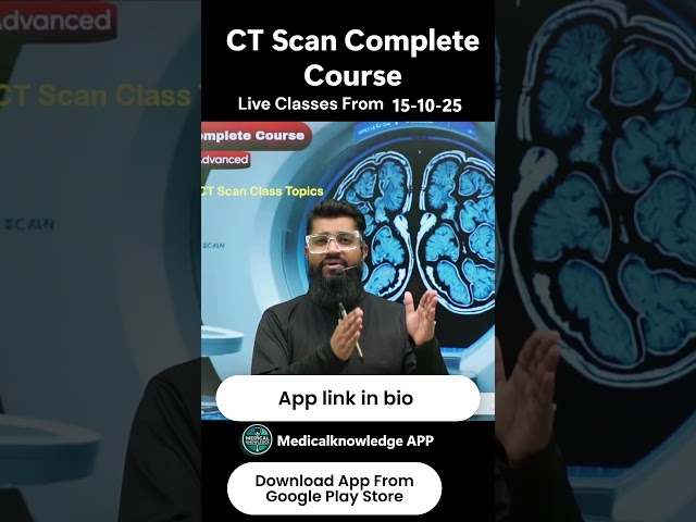 CT scan complete course starts from 15-10-25