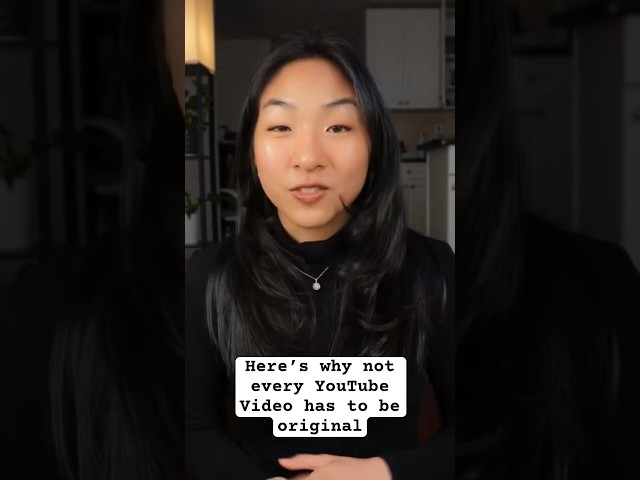 Don’t let the need to be original hold you back from YT