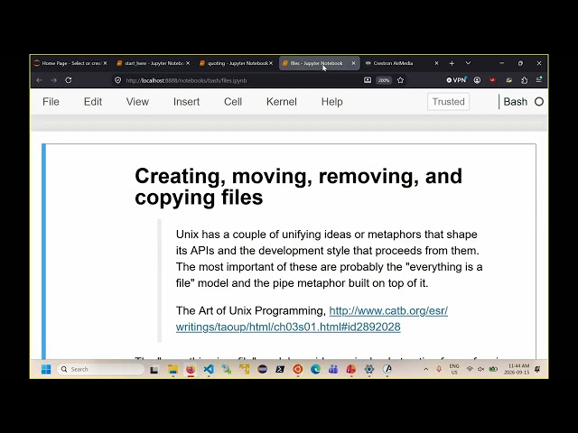 Lecture 4: Quoting; Creating and moving files