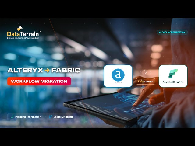Alteryx to Microsoft Fabric Migration | Convert Alteryx Workflows to Fabric Notebooks
