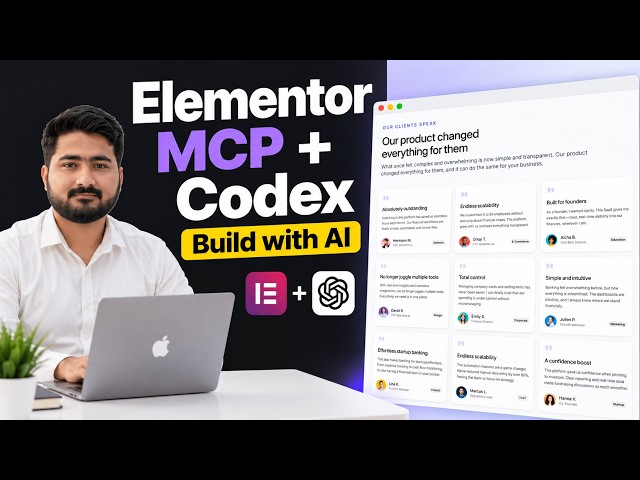 How to Connect Elementor MCP with Codex Desktop & Build Pages with AI | Elementor MCP + Codex