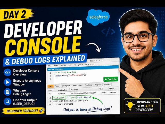 DAY 2 | Developer Console & Debug Logs