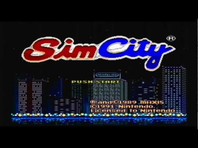 WiiUniteGaming Presents Sim City (SNES)- Part 1: Starting a Town