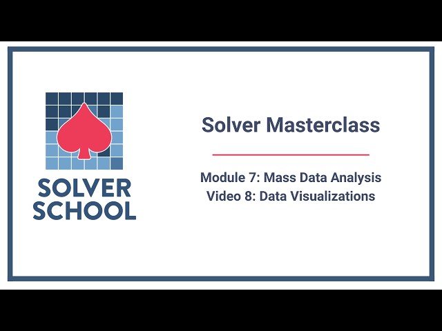 Solver Masterclass | Module 7: Mass Data Analysis — Data Visualizations (7.8)