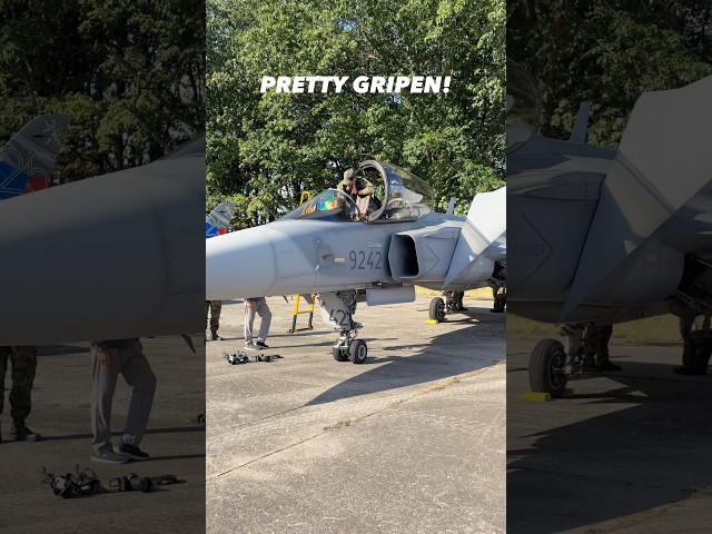Pretty Gripen is Insane😎 #shorts #aviation #military #airforce #gripen