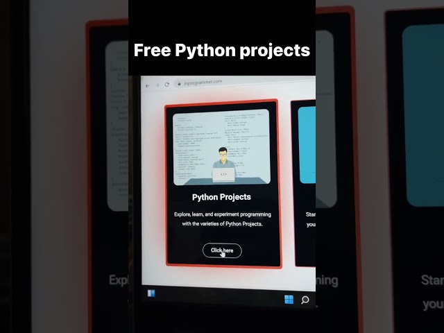 FREE Python Projects 🤯🤯