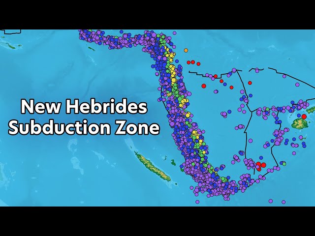New Hebrides Subduction Zone: Tectonics and Earthquakes