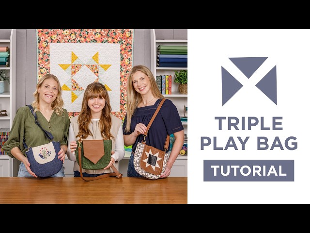 Make 2 New Customizable bags from Sallie Tomato | Triple Play! featuring Jessica Barrera