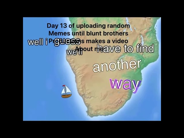 Day 13 of uploading random memes until @BluntBrothersProductions make a video about me