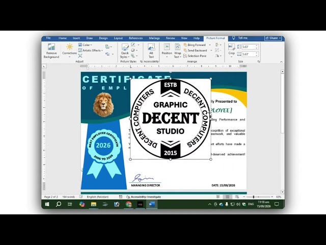 How to Create a Professional Certificate in Microsoft Word