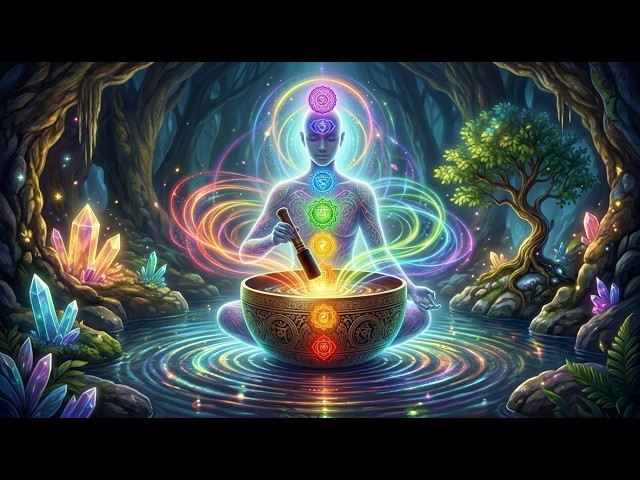 (No Ads) Remove All Negative Blockages • Aura Cleansing & Chakra Healing • Root to Crown #11