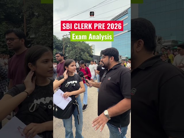 SBI CLERK EXAM ANALYSIS 2026 ✅📊 #sbiclerk #drishtibanking #examanalysis