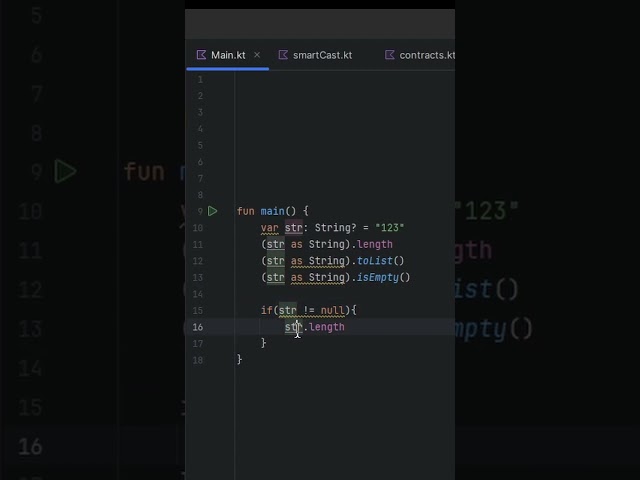 Kotlin smart cating