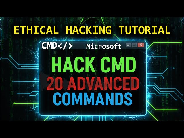 The Most Dangerous CMD Commands Explained | Ethical Hacking
