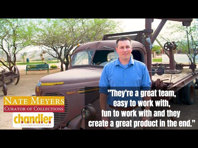 Nate Myers Curator of Collections for Chandler Museum FP Video Production & Editing Testimonial
