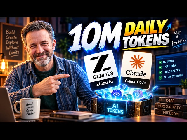GLM 5.3 in Claude Code for FREE | 10M Daily Tokens (No Card)