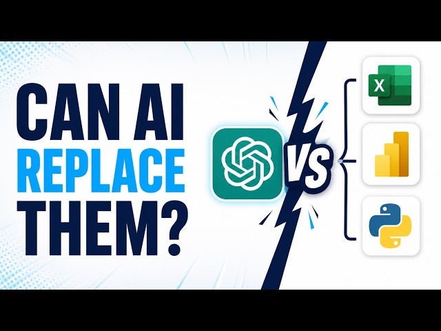 Can ChatGPT Replace Excel, Power BI, or Python for Data Analysis?