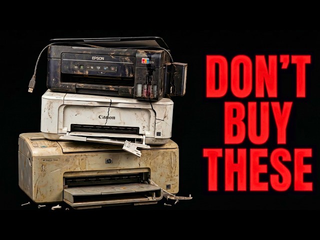 4 Printers You Should NEVER Buy (And 2 You Should)