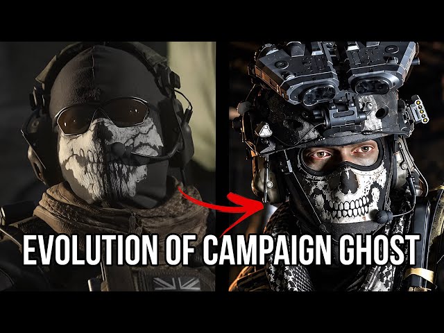 Evolution Of “Modern Warfare Campaign” Ghost Skins. | 2022-2026.
