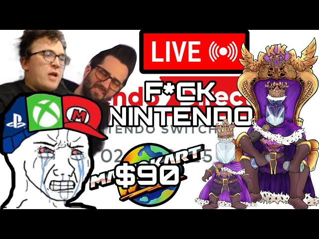 The Nintendo Switch 2 Direct Was A F*CKING DISASTER! $90 Games?! AND FANBOYS DEFEND IT LIVE!!!