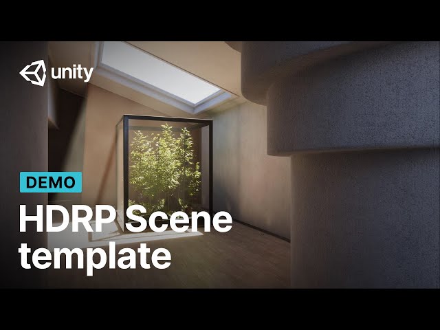 New HDRP Scene template: Explore. Learn. Create.