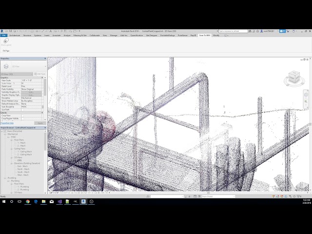 Pipe extraction from point cloud