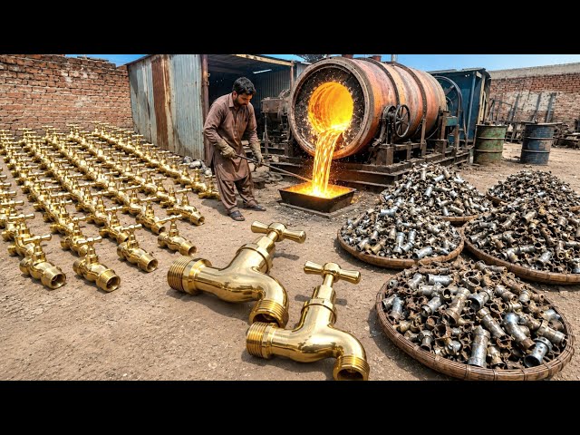 TOP 5 INSANE Old Brass Scrap Recycling & Manufacturing Factory Processes | How it's Made