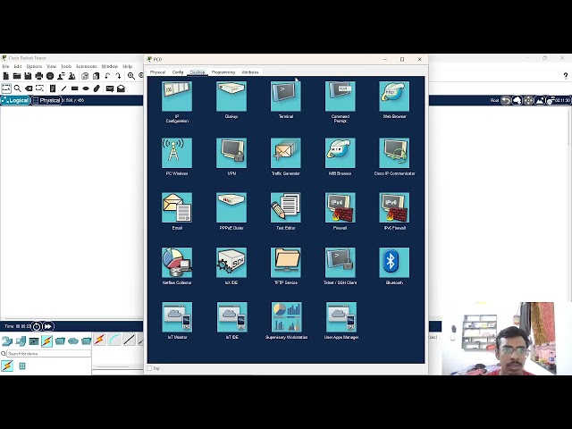Connecting 2 PC in LAN using a switch in Cisco packet tracer