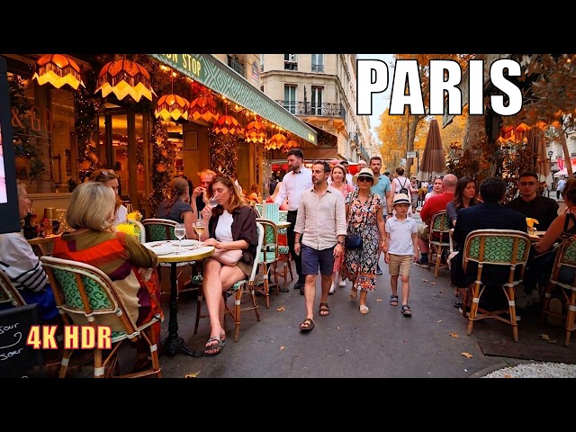 Paris Walk 4K HDR 🇫🇷 Eiffel Tower in Early Autumn (September 2026)