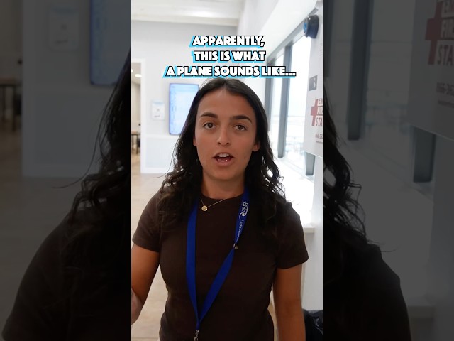 We asked our students one simple question…. what sound does a plane make during takeoff?👀✈️