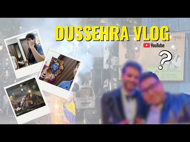 Dussehra vlog| Dussehra 2025| Guess who we met| Art by Aashi 
