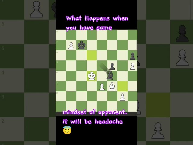 What happens when you have the same mindset of opponent