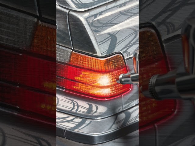 Painting with 2 hands ✍️✍️ #bmw #m3 #art
