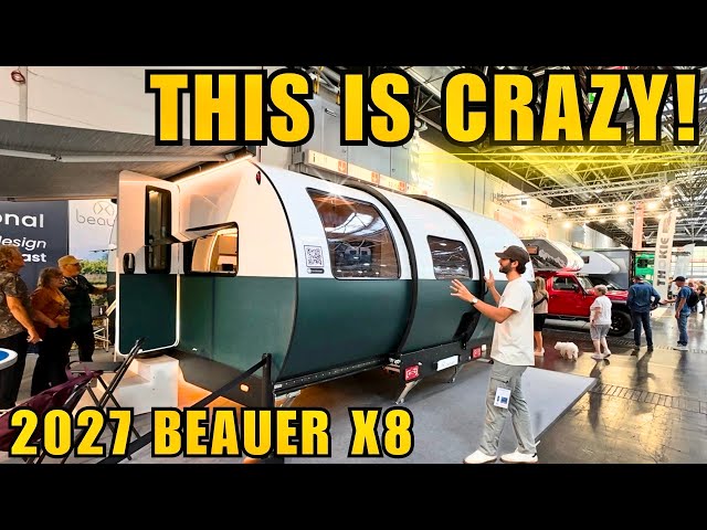 The most INTERESTING camper at the world’s largest RV show! 2027 Beauer X8 