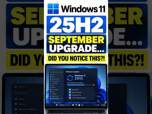 Windows 11 25H2 Just Got a BIG Upgrade… But WHY?!