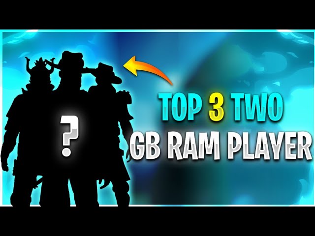 Top 3 unknown two gb ram players who are legends 🔥 || harshit ff