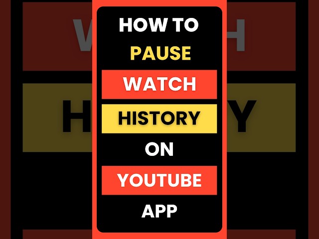 How Do I Pause Watch History on YouTube App