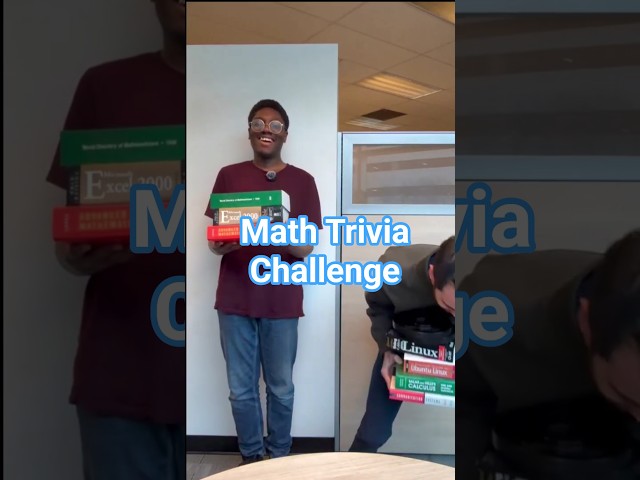 Watch me beat my boss in a #math #triviachallenge 🤯🧠
