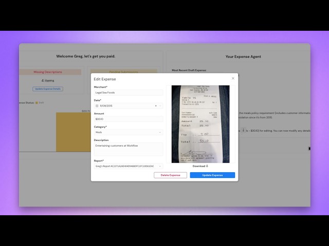 How to Build a Sigma Agent for Expense Management (Demo)