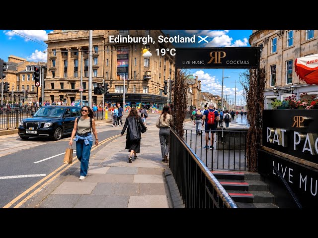This Is How People Dress in EDINBURGH in Summer 2026 | 19°C Saturday | Scotland Walking Tour 4K.  