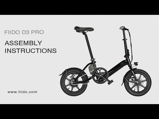 How to Assemble & Use the Fiido D3pro Mini Electric Bike