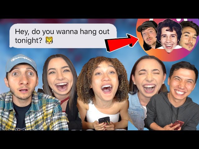 DM'ing Youtubers & Celebrities on Instagram  (ft. Nezza, Merrell Twins, Aaron Burriss)