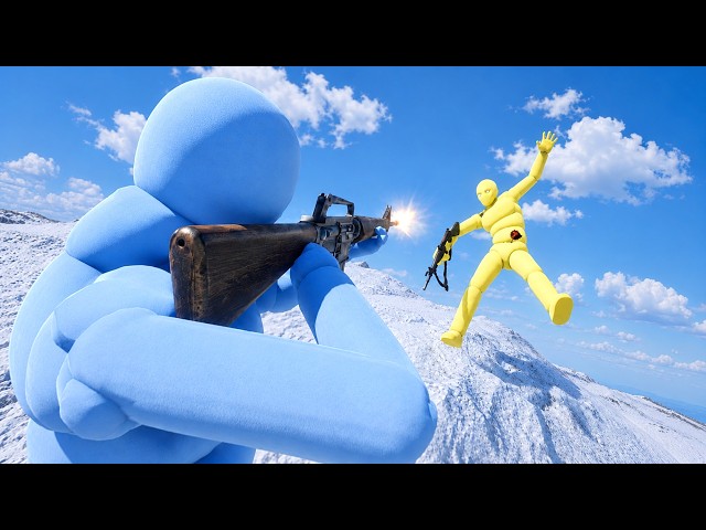 NPC Wars with Active Ragdoll Dudes #38 Euphoria Physics