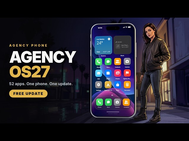 AgencyOS27 | The Biggest FiveM Phone Update Yet (QBCore, Qbox, ESX)