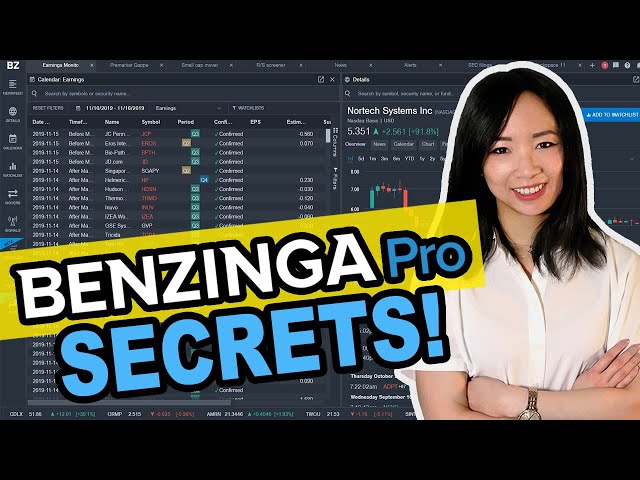 Benzinga Pro Tutorial - Penny Stock Runner Alerts, Breaking News Trading, SEC Filings Research