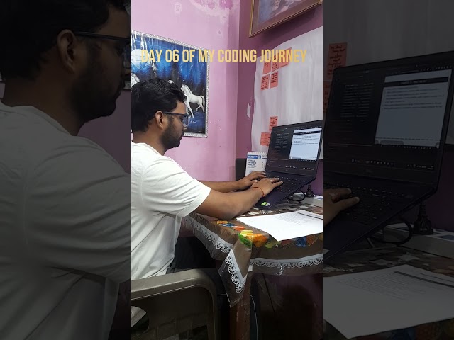 Day 06 of my coding journey #shorts #codingjourney #dailyvlog #college