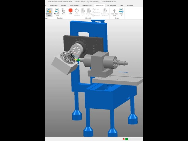 Customized MTD File for Desktop 5-Axis CNC | PowerMill Programming #powermill #multiaxis #cnc
