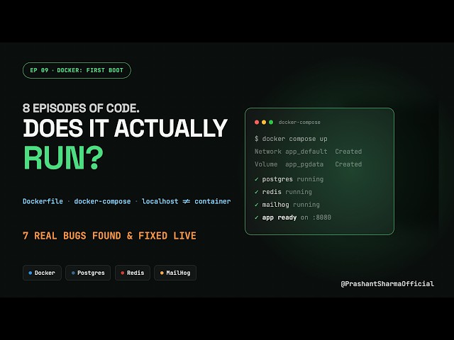 #9/10 | Spring Boot + Docker: 7 Bugs That Broke My First Container Boot (Auth #9)